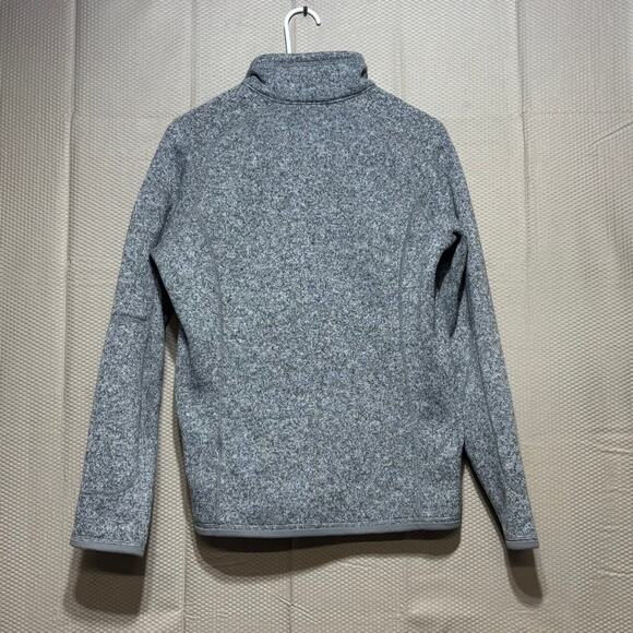 Patagonia Women's Better Sweater 1/4 Zip Fleece Pullover Medium Heather Gray - Picture 12 of 12